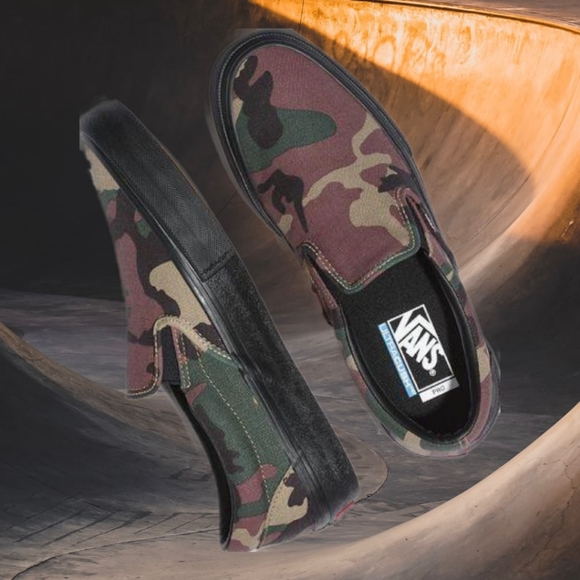 Vans Shoes - Vans Camo Slip-on Pro Ultra Cush